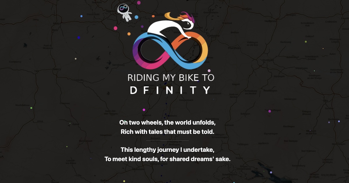 Bicycle to Dfinity banner